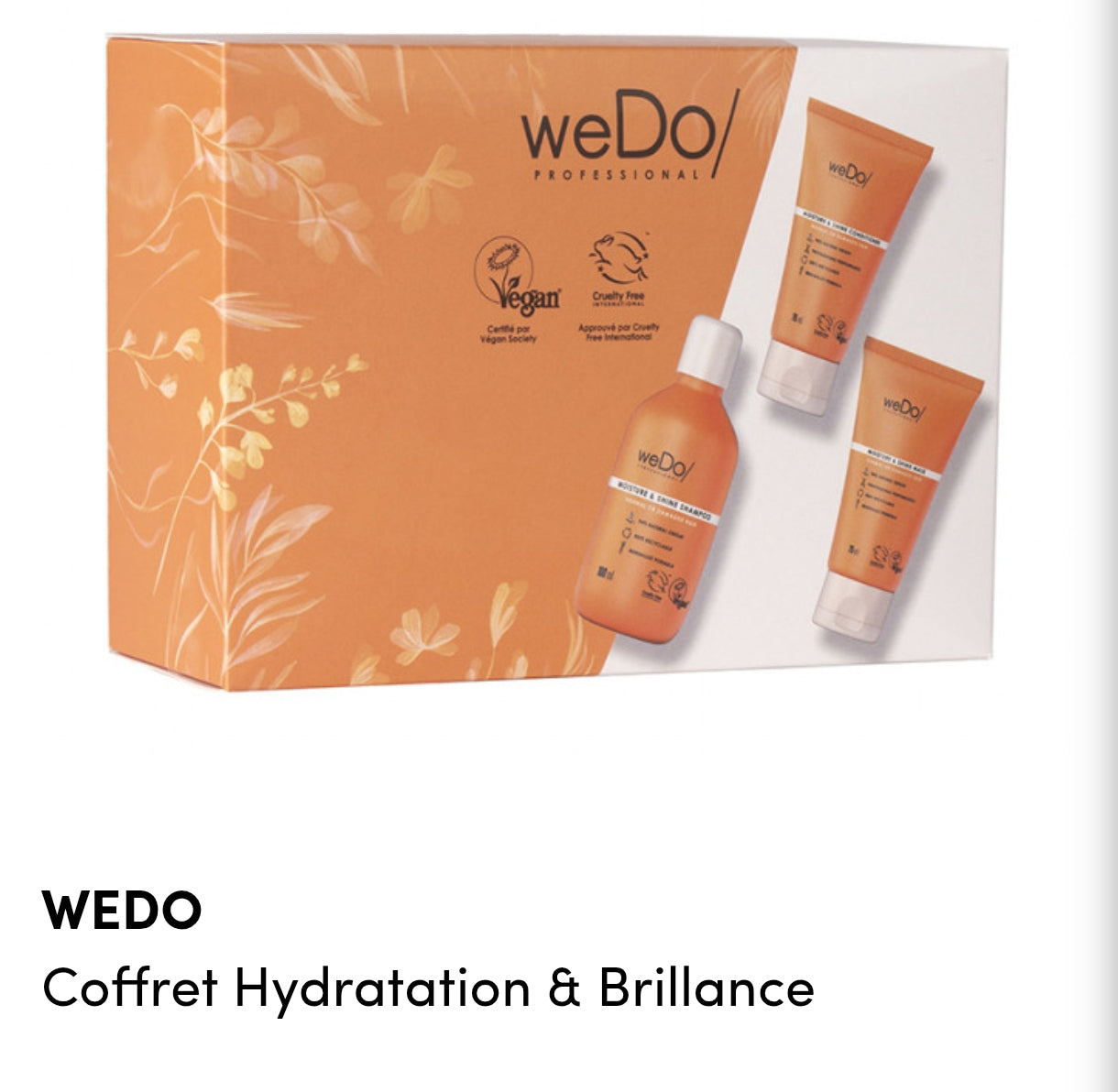 WEDO : Coffret Hydratante et BRILLANCE