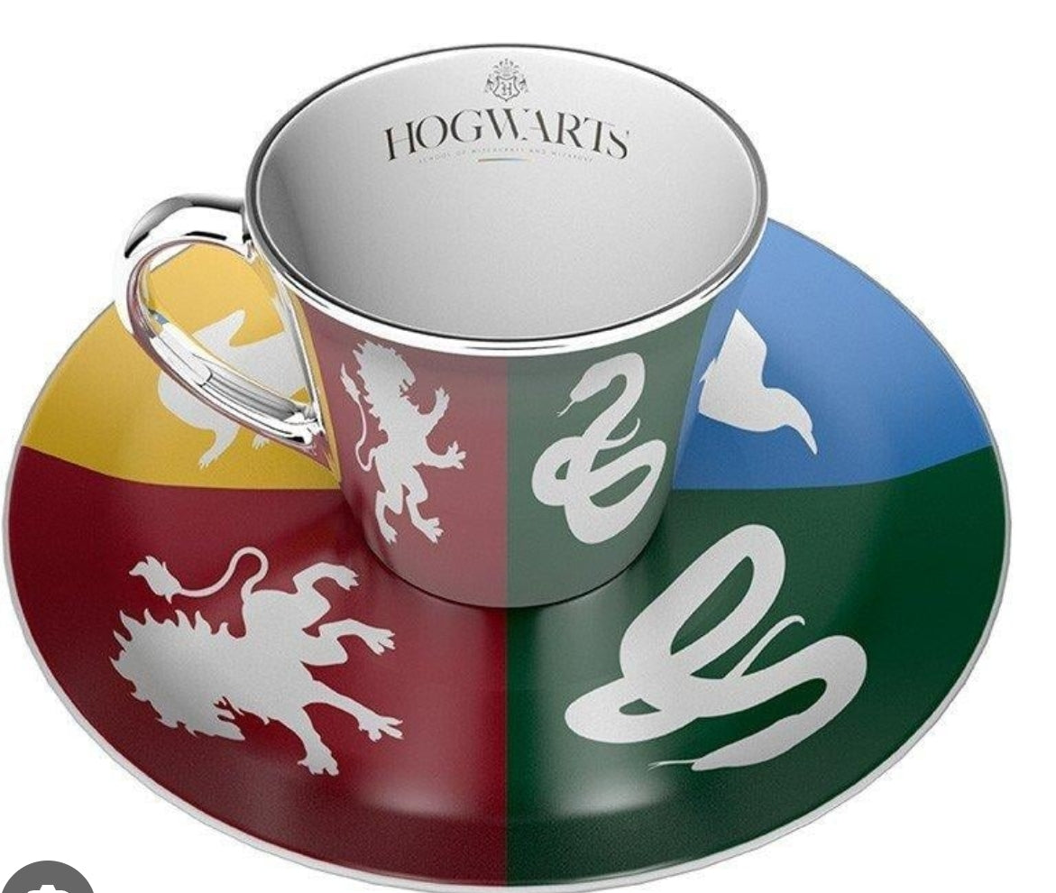 HARRY POTTER - MIRROR. MUG ET PLAT SET - TASSE À CAFÉ ET SOUCOUPE - MAISONS