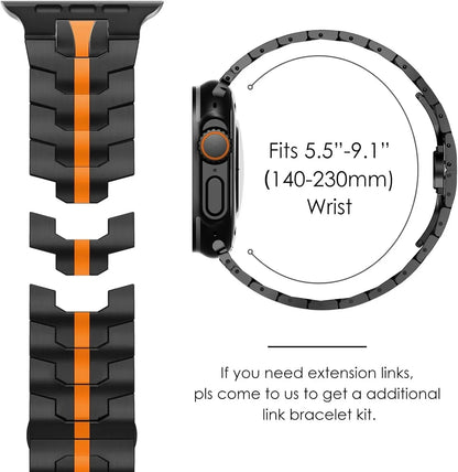 Stainless Steel Band+TPU Cover Case for Apple Watch 49mm 46mm 45mm 44mm Strap+case for Series 10 9 8 7 6 5 4 SE Ultra Watchband