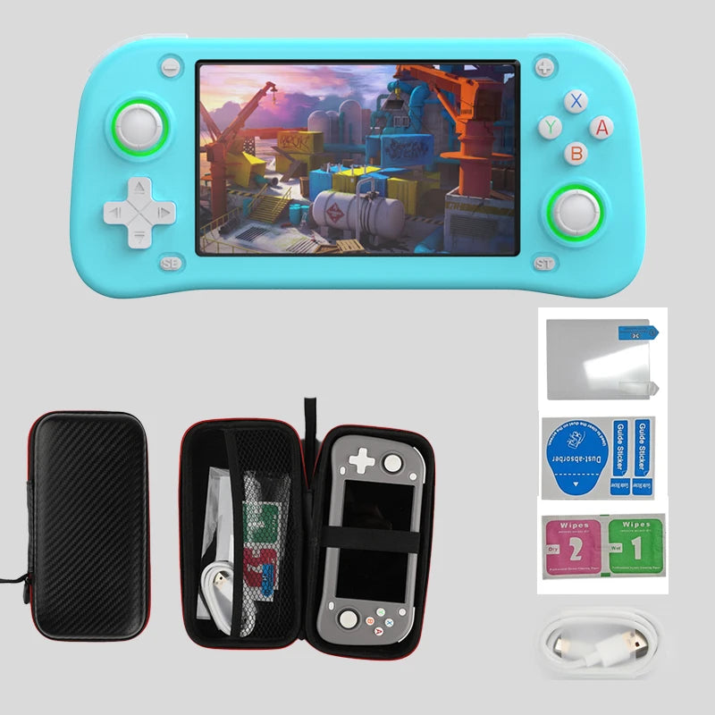 2025 Newest Retro Handheld Game Console Open Source 4.3inch IPS Screen Gaming System Pocket Video Player