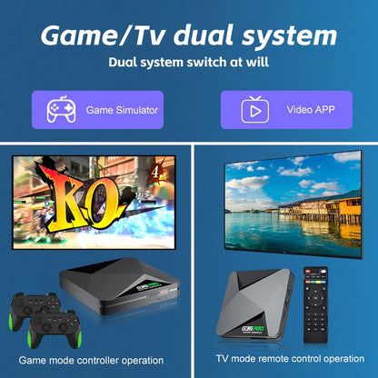 Super Console G36 Pro Retro Video Game Console with 120000 Video Games for PS1/GBA/MD/CPS with Gamepad Kid Gift Game Box