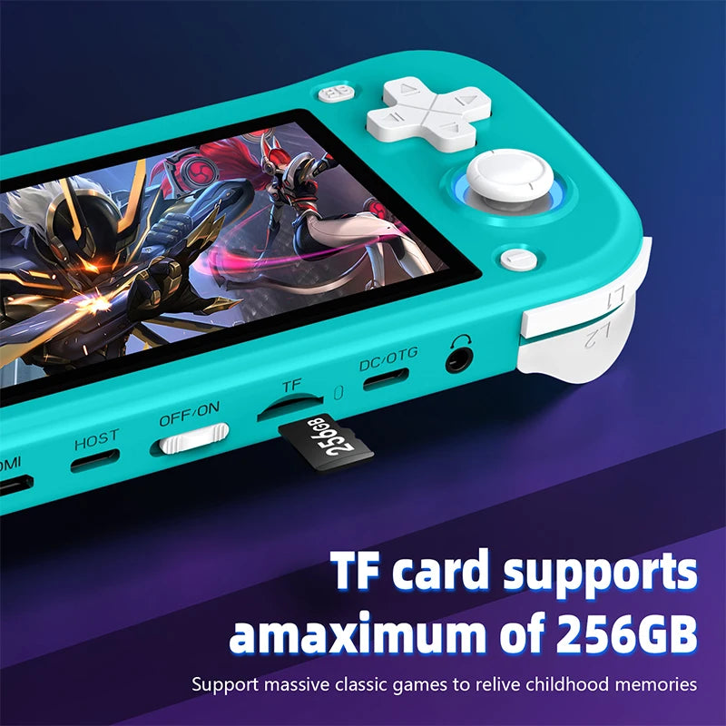 2025 Newest Retro Handheld Game Console Open Source 4.3inch IPS Screen Gaming System Pocket Video Player