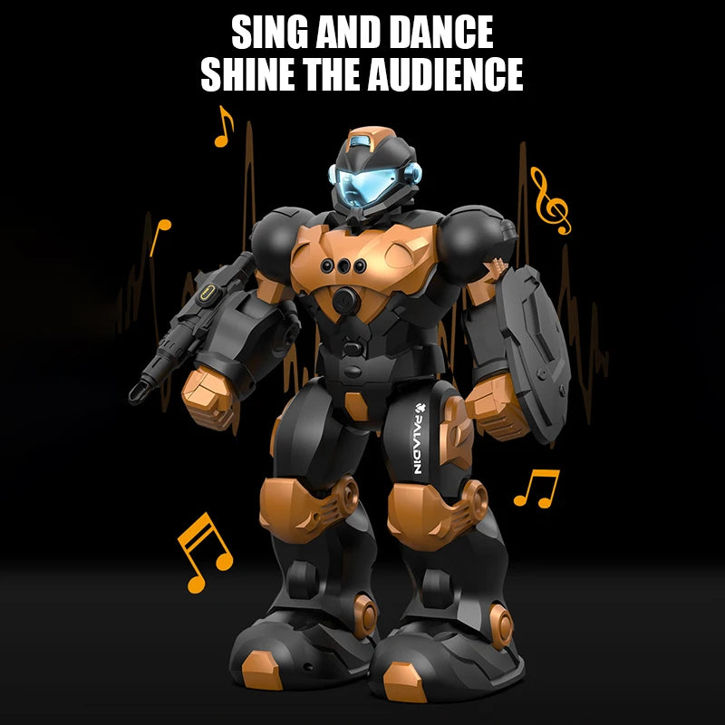 RC Robot Toy Intelligent Programming Voice Controlled Gesture Remote Control LED Smart Dancing Robot Kids Toy for Children Gifts