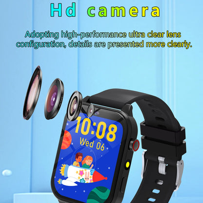 2025 New Smart Watch For Children HD Touch Screen Camera 18 Games Sleep Monitoring Alarm Clock Calculator Birthday Gift Boy Girl