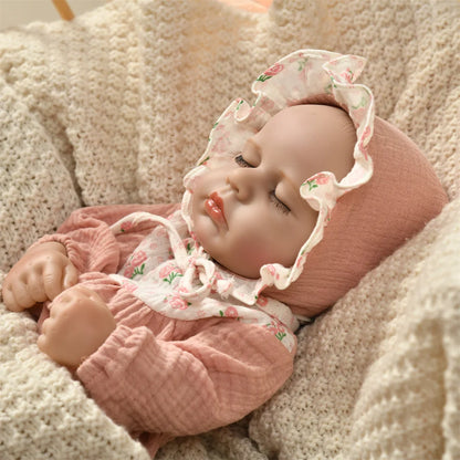 15inch 40cm Reborn Dolls Bebe Dolls Toys Girl Lifelike Reborn Dolls Full Body Vinyl Girl Doll Bebe Doll Toys Christmas Gifts