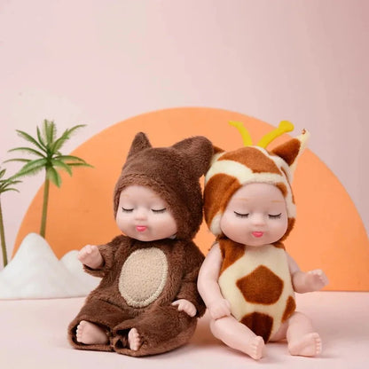 Reborn Doll Kit Simulation Princess Doll Toys Mini Cute Sleeping Baby Dolls With Clothes Accessories Kids Birthday Gifts Soft