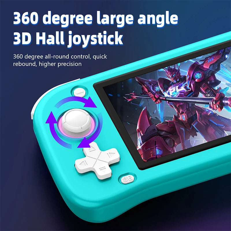 2025 Newest Retro Handheld Game Console Open Source 4.3inch IPS Screen Gaming System Pocket Video Player