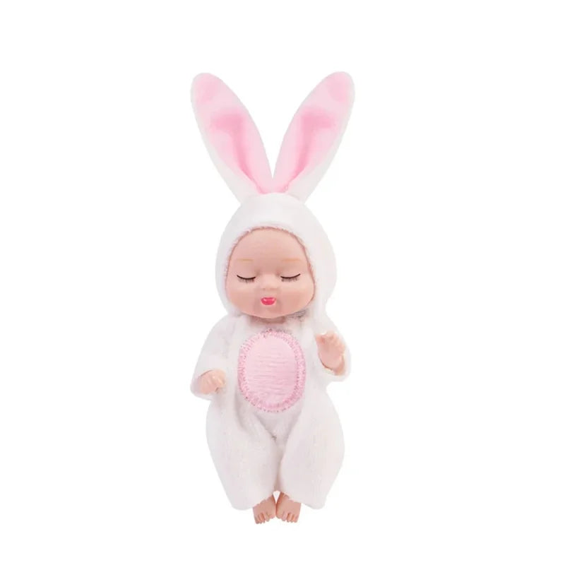 Reborn Doll Kit Simulation Princess Doll Toys Mini Cute Sleeping Baby Dolls With Clothes Accessories Kids Birthday Gifts Soft