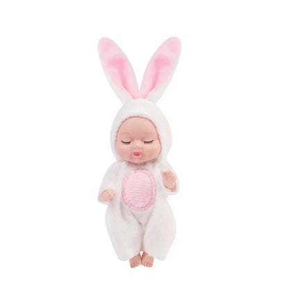Reborn Doll Kit Simulation Princess Doll Toys Mini Cute Sleeping Baby Dolls With Clothes Accessories Kids Birthday Gifts Soft