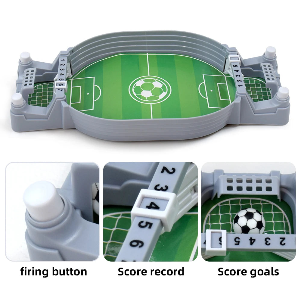 Football Table Mini Tabletop Interactive Game, Soccer Tabletops Competition Sports Games Desktop Catapult Toys for Family Game