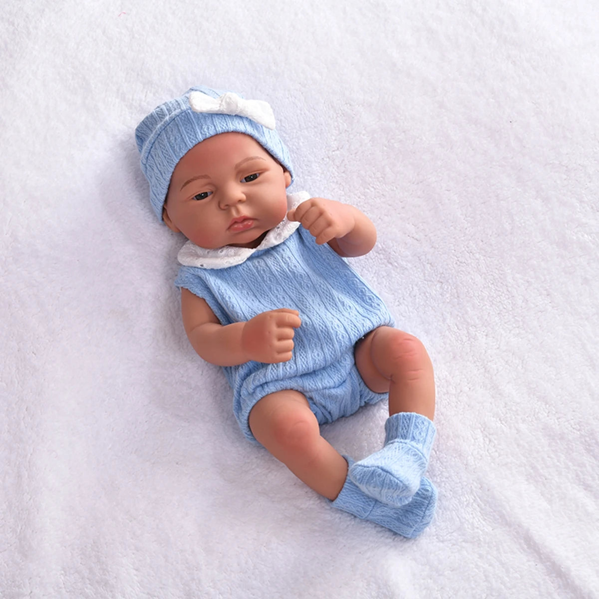 15inch 40cm Reborn Dolls Bebe Dolls Toys Girl Lifelike Reborn Dolls Full Body Vinyl Girl Doll Bebe Doll Toys Christmas Gifts