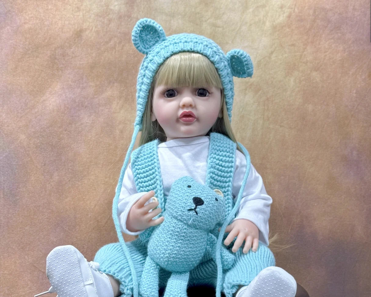 20 Inch/50cm Reborn Dolls Realistic Full Silicone Baby Bebe Vinyl Newborn Girl Doll Princess Toddler Toy Gift