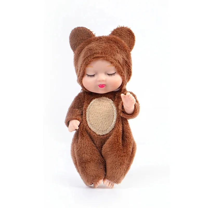 Reborn Doll Kit Simulation Princess Doll Toys Mini Cute Sleeping Baby Dolls With Clothes Accessories Kids Birthday Gifts Soft