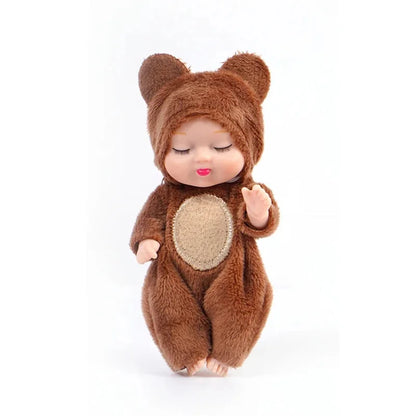 Reborn Doll Kit Simulation Princess Doll Toys Mini Cute Sleeping Baby Dolls With Clothes Accessories Kids Birthday Gifts Soft