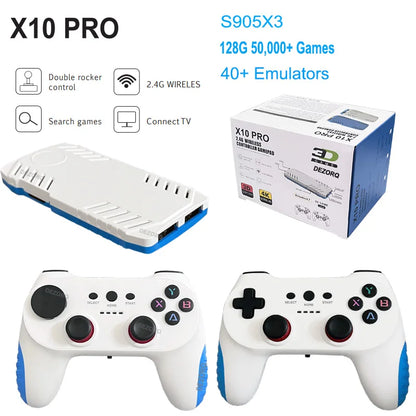 2025 New Game Stick TV Game S905 X 3 Retro Video Gaming Console 128G 50000+ Games  Game Stick 4k
