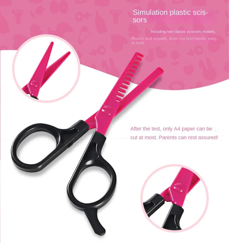 17pcs Girls Beauty Salon Set make up kit for kid pretend play toy cosplay for party game maquillage juguetes girls birthday gift