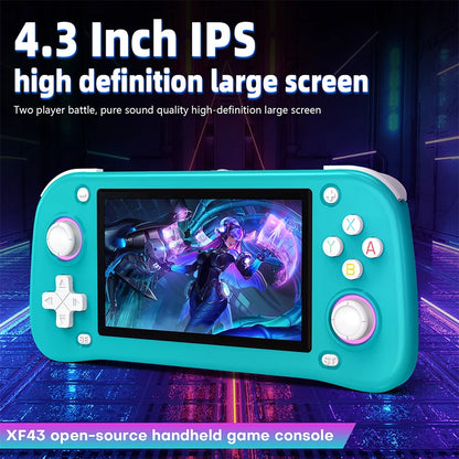 2025 Newest Retro Handheld Game Console Open Source 4.3inch IPS Screen Gaming System Pocket Video Player