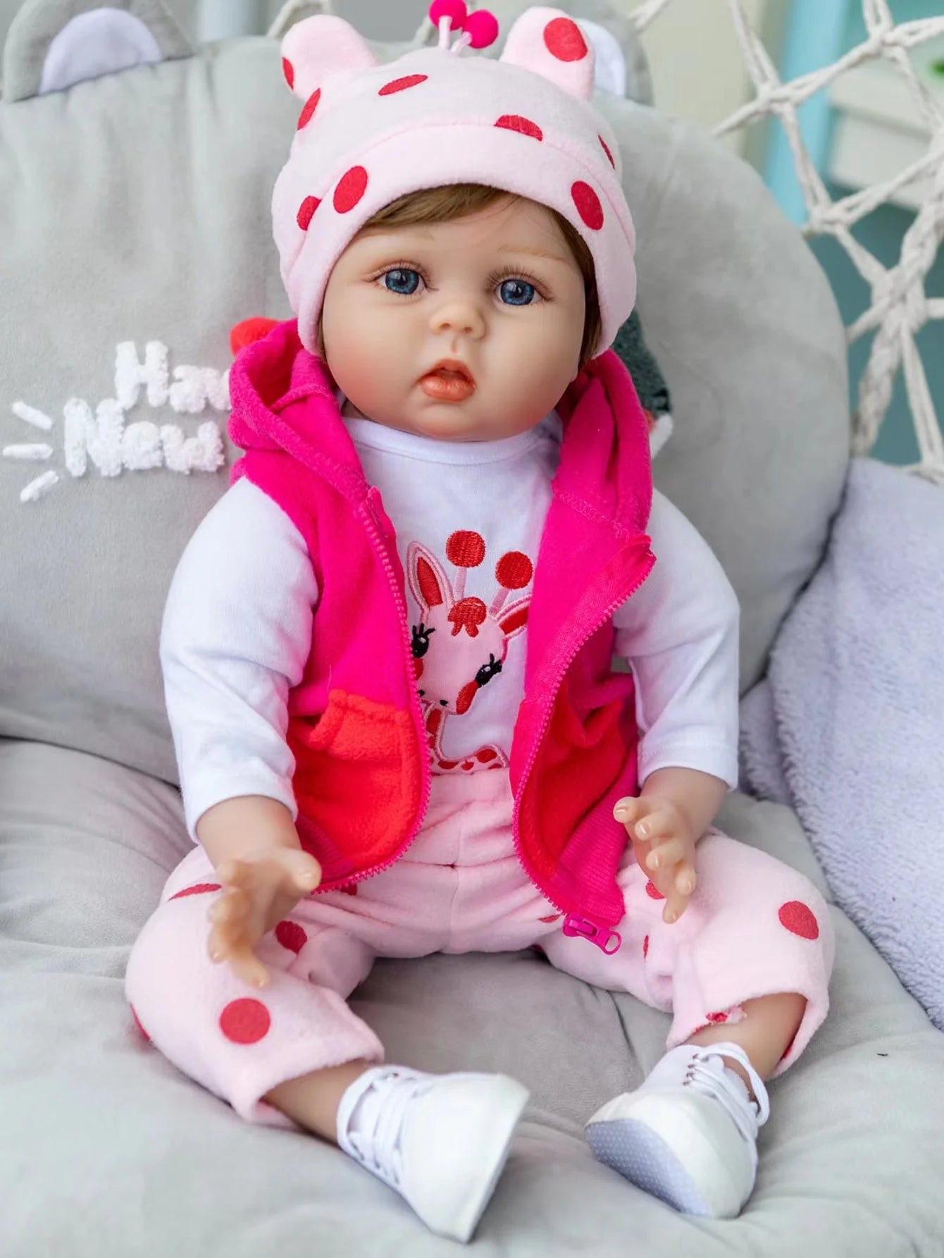 20 Inch 50 cm реборн Bebe Reborn Doll Cute Lifelike Newborn muñecas Baby Doll For Children Play