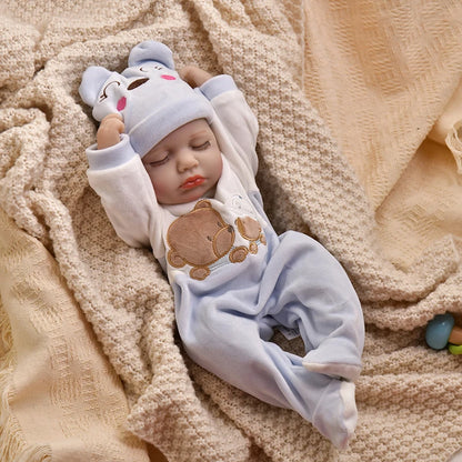15inch 40cm Reborn Dolls Bebe Dolls Toys Girl Lifelike Reborn Dolls Full Body Vinyl Girl Doll Bebe Doll Toys Christmas Gifts