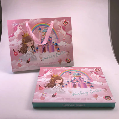 kids makeup set for Kids Eye shadow Nail Polish Ornaments Beading set for girls cloud Box birthday gift Educational GIfts