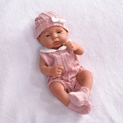 15inch 40cm Reborn Dolls Bebe Dolls Toys Girl Lifelike Reborn Dolls Full Body Vinyl Girl Doll Bebe Doll Toys Christmas Gifts