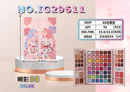 kids makeup set for Kids Eye shadow Nail Polish Ornaments Beading set for girls cloud Box birthday gift Educational GIfts