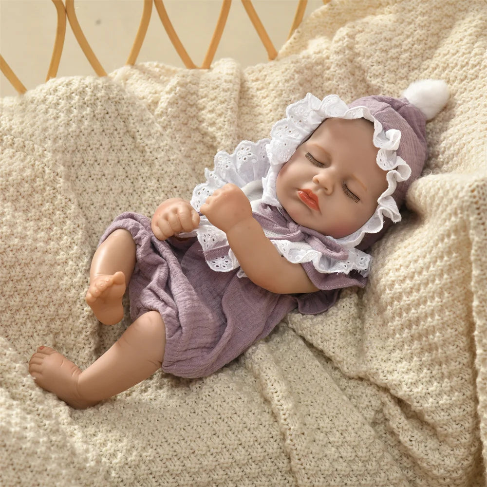 15inch 40cm Reborn Dolls Bebe Dolls Toys Girl Lifelike Reborn Dolls Full Body Vinyl Girl Doll Bebe Doll Toys Christmas Gifts