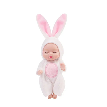 Reborn Doll Kit Simulation Princess Doll Toys Mini Cute Sleeping Baby Dolls With Clothes Accessories Kids Birthday Gifts Soft