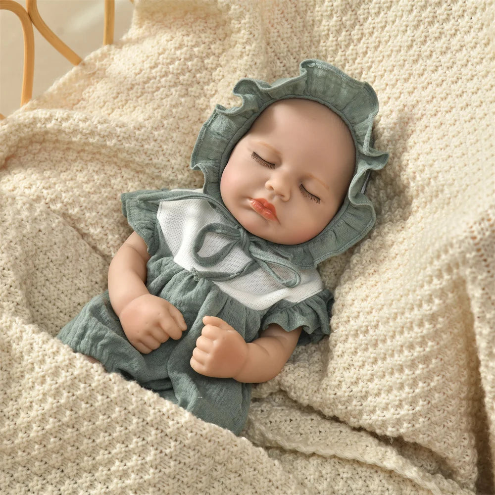 15inch 40cm Reborn Dolls Bebe Dolls Toys Girl Lifelike Reborn Dolls Full Body Vinyl Girl Doll Bebe Doll Toys Christmas Gifts