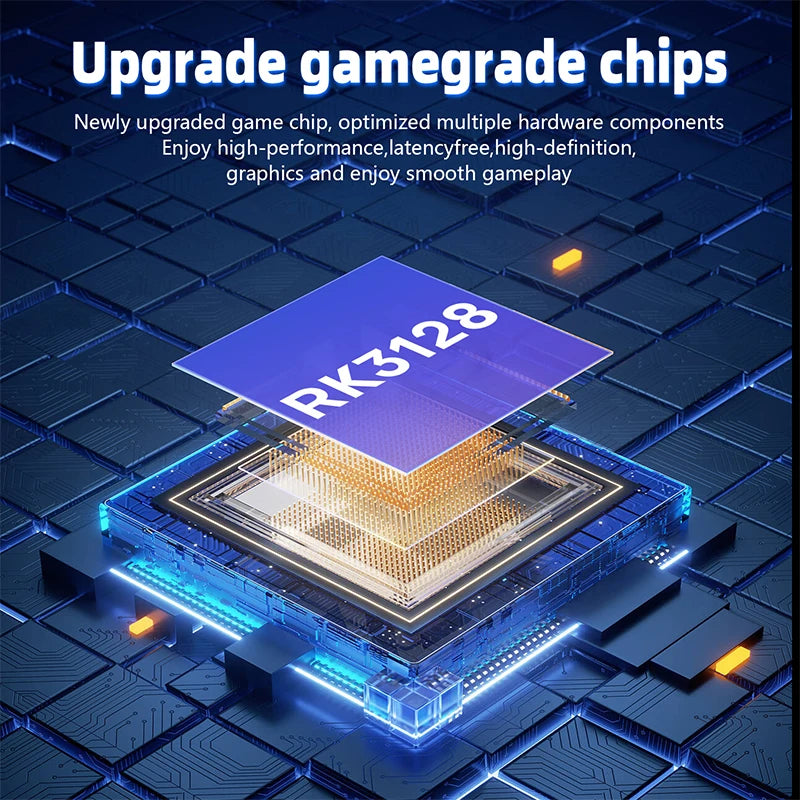 2025 Newest Retro Handheld Game Console Open Source 4.3inch IPS Screen Gaming System Pocket Video Player