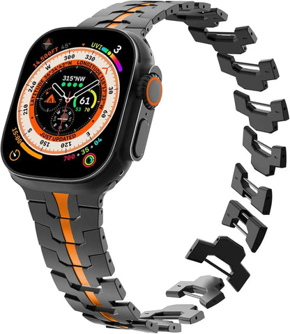 Stainless Steel Band+TPU Cover Case for Apple Watch 49mm 46mm 45mm 44mm Strap+case for Series 10 9 8 7 6 5 4 SE Ultra Watchband