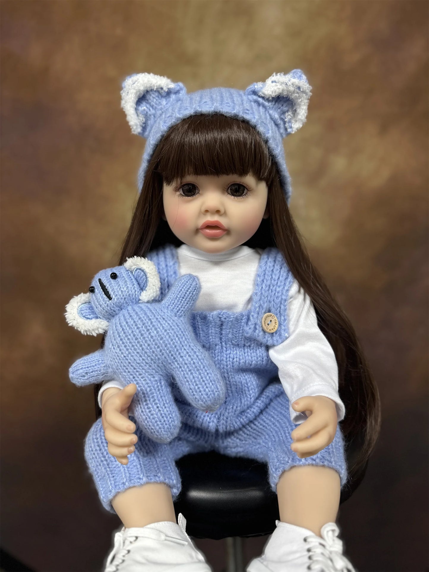20 Inch/50cm Reborn Dolls Realistic Full Silicone Baby Bebe Vinyl Newborn Girl Doll Princess Toddler Toy Gift