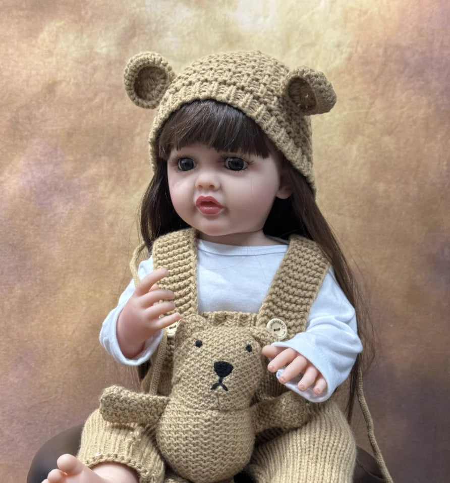 20 Inch/50cm Reborn Dolls Realistic Full Silicone Baby Bebe Vinyl Newborn Girl Doll Princess Toddler Toy Gift