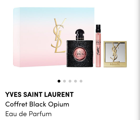 YVES SAINT LAURENT           Coffret Black Opium
Eau de Parfum

Pour la Saint-Valentin, explorez un amour sans limite avec Yves Saint Laurent Beauté.
