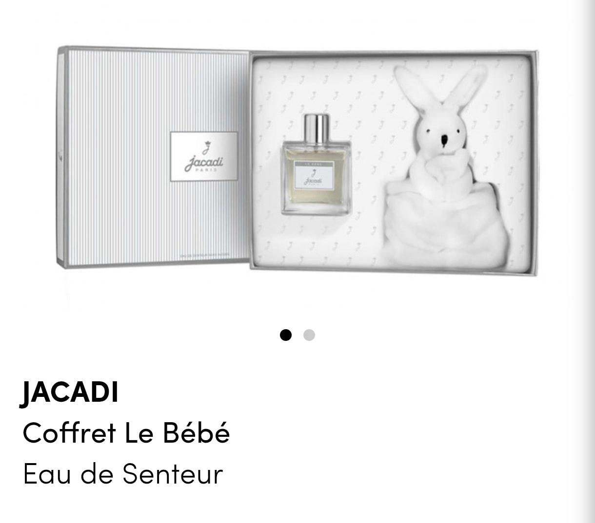 JACADI : Coffret BÉBÉ , eau de Senteur