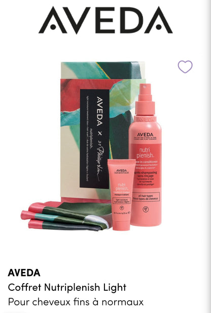 AVEDA: Coffret Nutriphenich Deep , soin hydratation