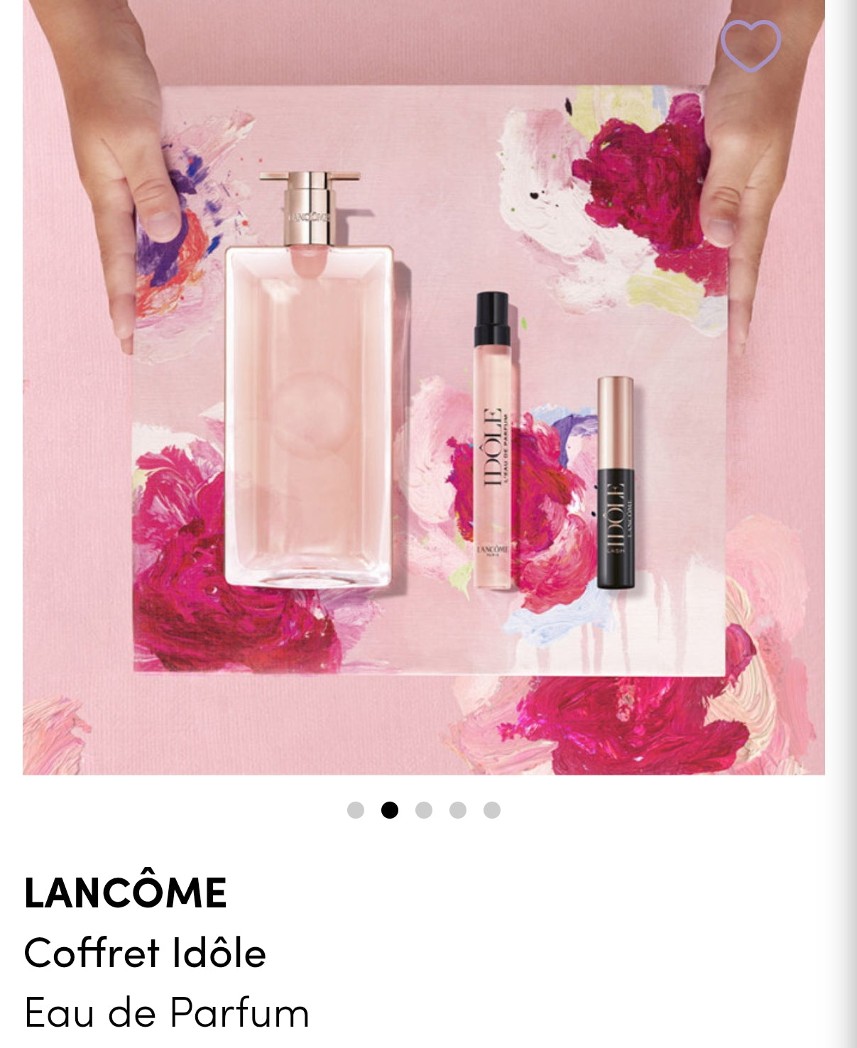 Lancôme : coffret idole , Eau de parfum