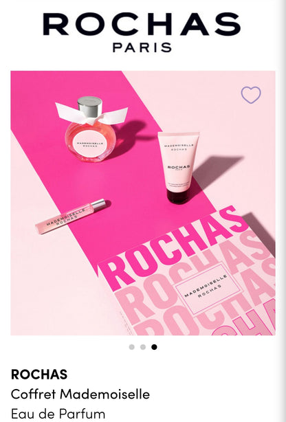 ROCHAS : Coffret Mademoiselle , eau de parfum
