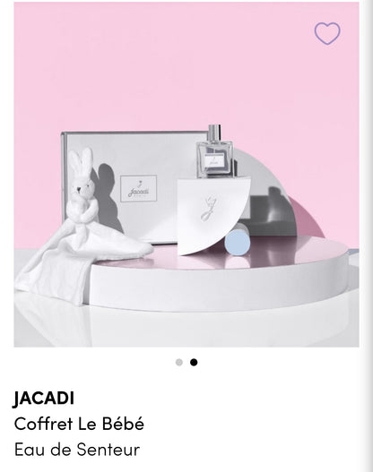 JACADI : Coffret BÉBÉ , eau de Senteur