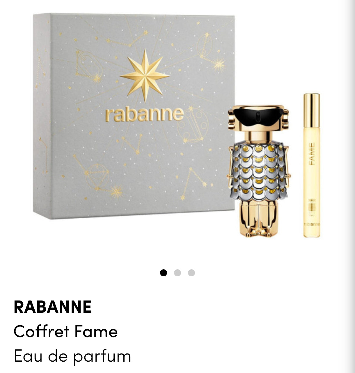 RABANNE                                Coffret Girl Life
Eau de Parfum

Ce coffret Rochas contient :
- une eau de parfum Girl Life Rochas 75ml
- un vaporisateur voyage 7,5ml
- un lait corps parfumé 100ml