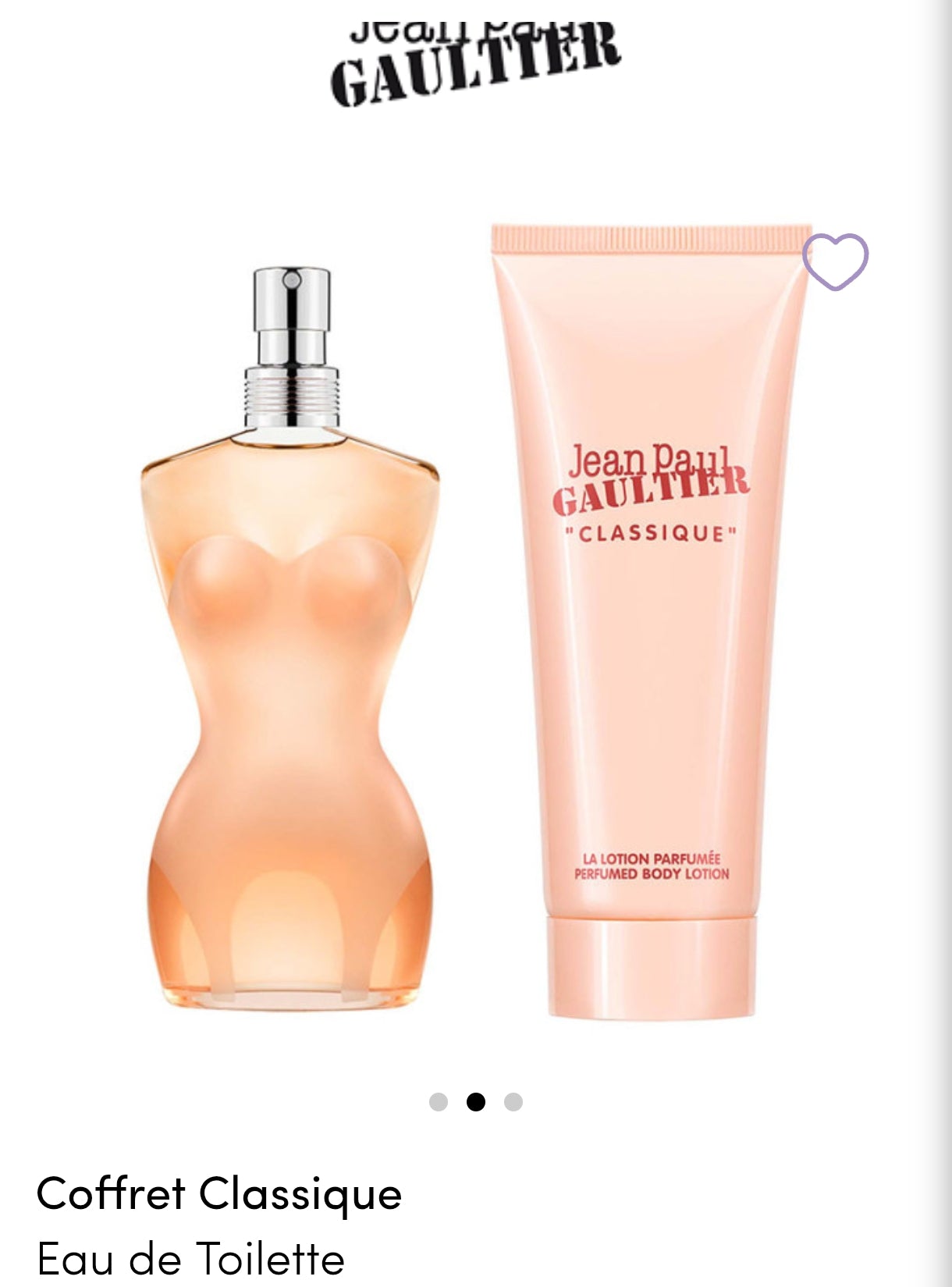 Coffret Classique : eau de parfum