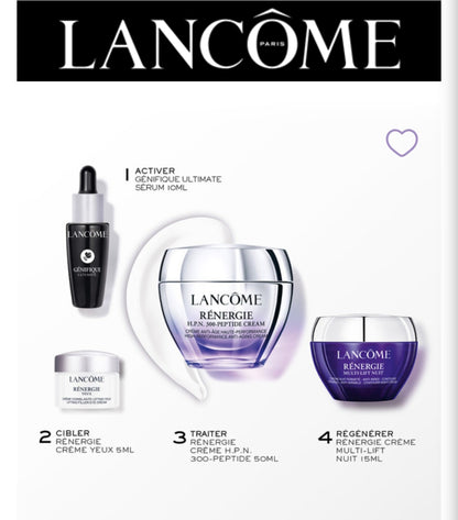 LANCÔME : Coffret   Rénergie  , Crème Anti-âge