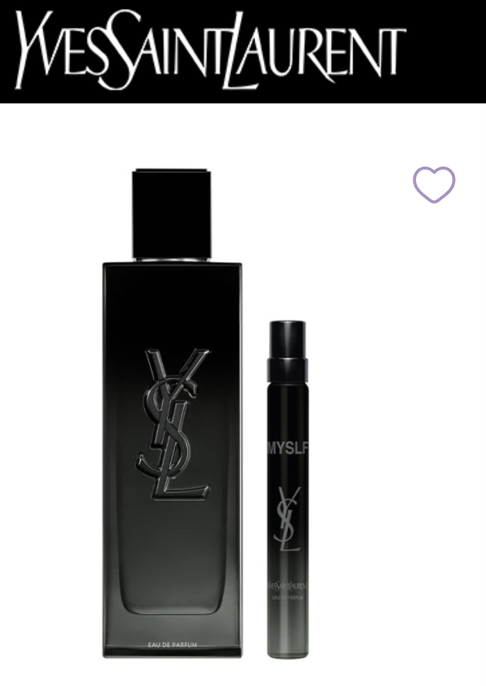 YVES SAINT LAURENT : Coffret MYSLF, eau de parfum
