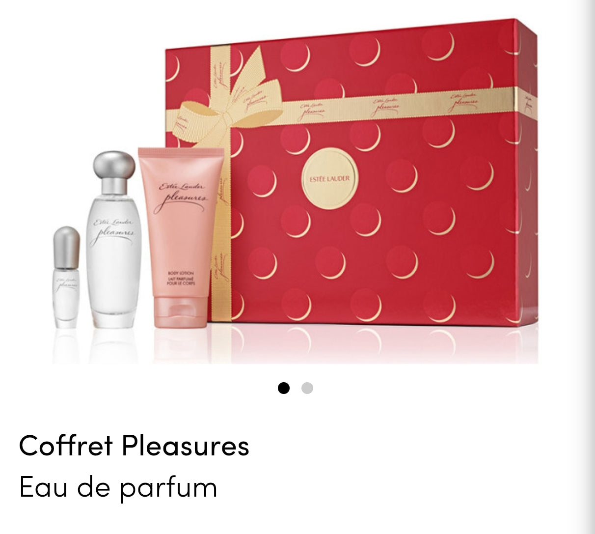 Coffret Pleasures
Eau de parfum

Une collection de 3 pièces, comprenant une Eau de Parfum, en format vente et voyage.