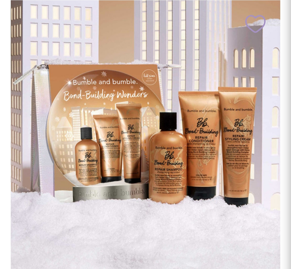BUMBLE AND BUMBLE           Coffret Bond Building
Coffret pour cheveux abimés