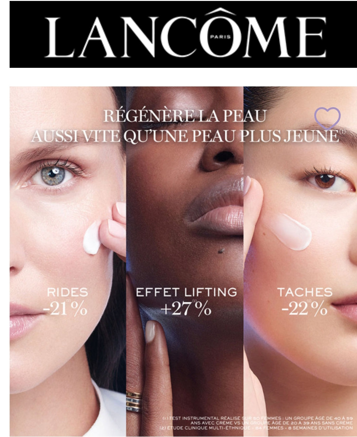LANCÔME : Coffret   Rénergie  , Crème Anti-âge