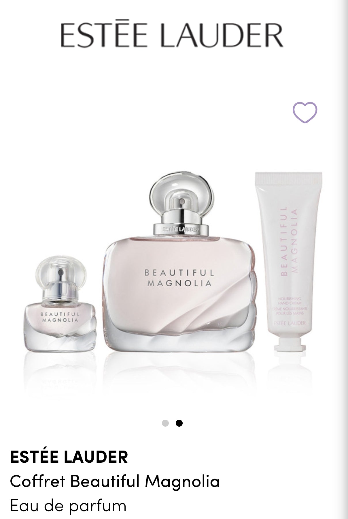 ESTÉE  Lauder  : Coffret Beautiful Magnolia , eau de parfum